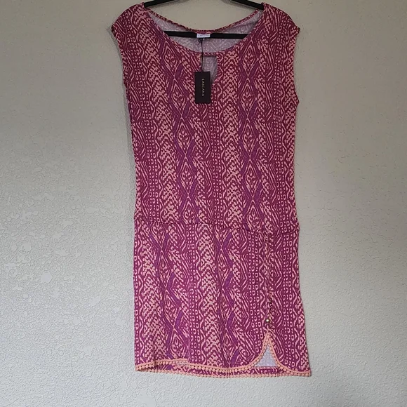 LASCANA Crochet Hem Summer Mini Dress - Picture 3 of 3